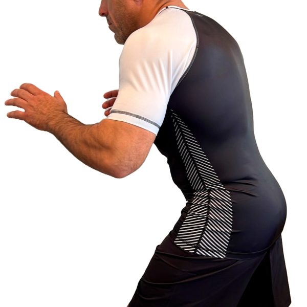 66 Jiu-Jitsu (CCSO) All Black Ranked Short Sleeve Rash Guards #849 on Sale - Image 4