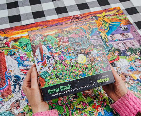 Horror Attack 1000-Piece Jigsaw Puzzle | Toynk Exclusive Sale - Image 3