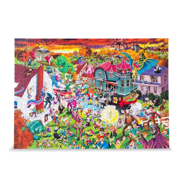 Horror Attack 1000-Piece Jigsaw Puzzle | Toynk Exclusive Sale
